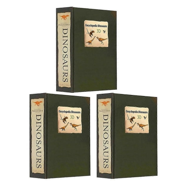 Interactive 3D Dinosaur Encyclopedia Book for Kids Educational Pop-Up Prehistoric Creature Gift for Boys Girls