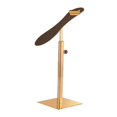 thumbnail image 3 of Abbracc Shoe Display Stand Adjustable Shoe Riser Stable Base Men Leather Shoe Shelf High Mirrored Gold, 3 of 9