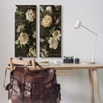 thumbnail image 2 of Stupell Vintage French Typography Flowers Botanical & Floral Painting Gallery Wrapped Canvas Print Wall Art, Set of 2, 2 of 7