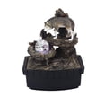 thumbnail image 1 of Fountain Benzara Eci Wolf - Luces LED de mesa (25 cm), color gris, 1 of 5