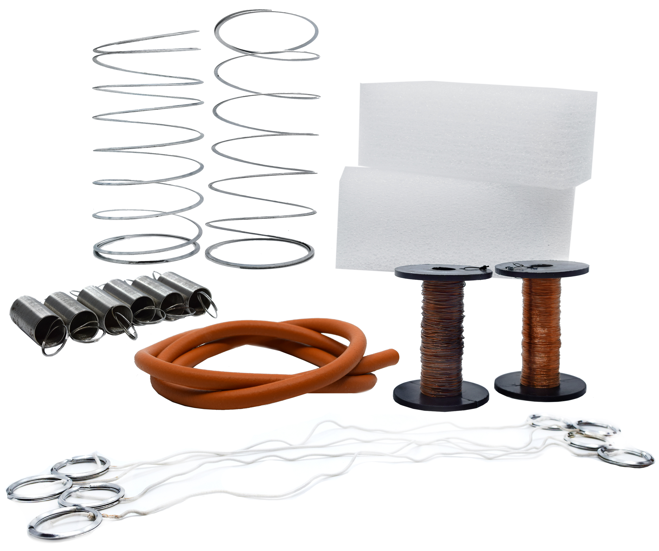 Elastic Material Kit, Elasticity Experiments (Springs, Rubber Tubing