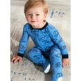 thumbnail image 2 of Gerber Baby & Toddler Neutral Snug Fit Footed Cotton Pajamas, 2-Pack, Sizes 0/3 Months - 5T, 2 of 11