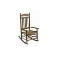 thumbnail image 4 of Hinkle Riverside Round Post Slat Back Wood Patio Rocking Chair with Free Shipping, 4 of 6