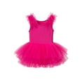 thumbnail image 3 of WOYY Little Girls Ballet Dance Dress Sleeveless Ruffle Tutu Dress Leotard, Sizes 5-6Y, 3 of 8