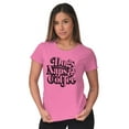 thumbnail image 3 of Dogs Naps Coffee Funny Hobby Pet Womens Fitted Plus Size Graphic Tee Brisco Brands 2X, 3 of 5