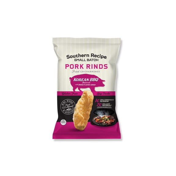 Southern Recipe - Small Batch Pork Rind Kimchi BBQ - 4 Oz, Case of 6