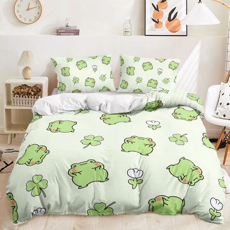 Hosima 3 Piece 3D Digital Printed Duvet Cover Full Size Bedroom Decorative Bedding Set,DEX39-Full