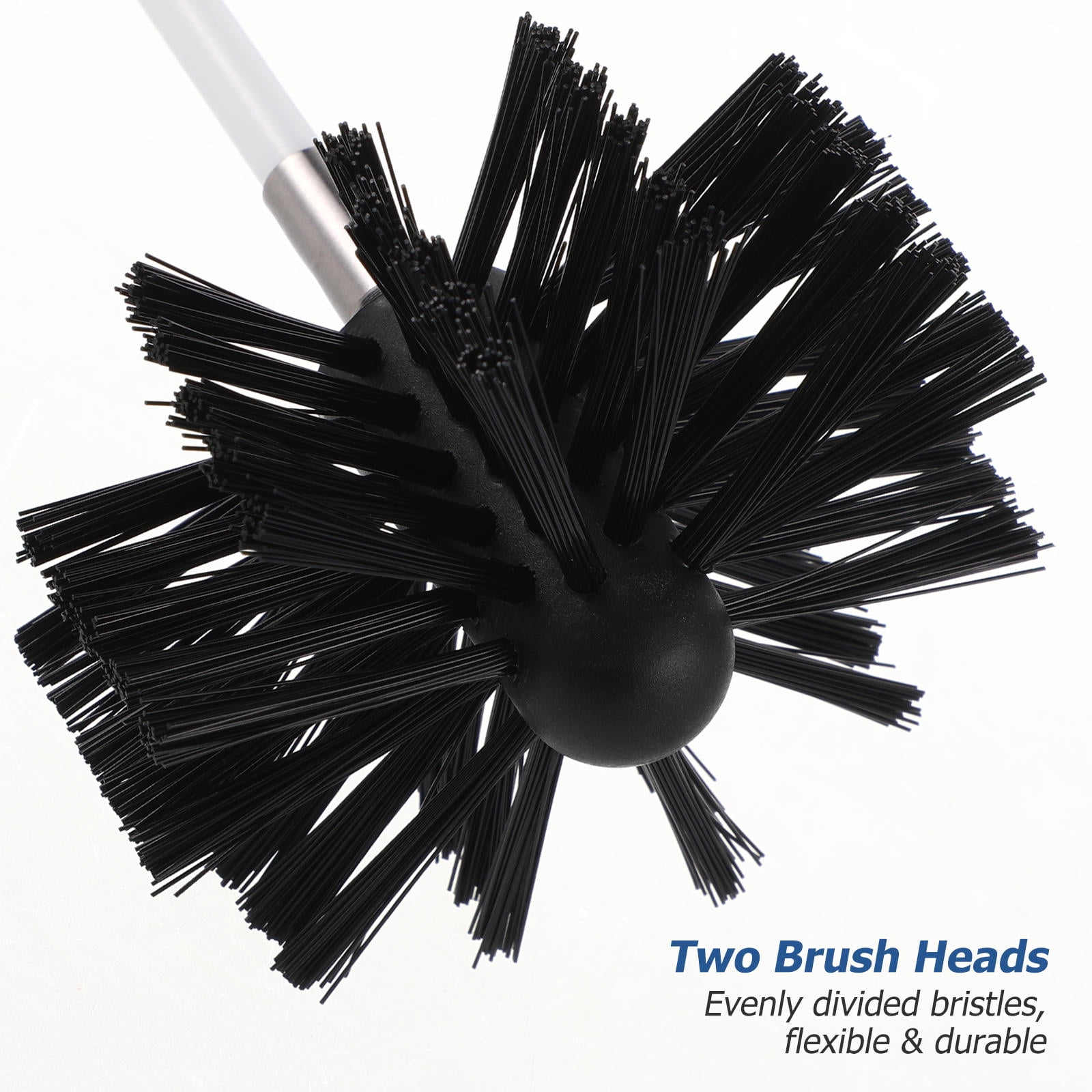 MLINS 36 Pcs Chimney Chimney Sweep Rods Cleaning Gutter Cleaning Tools With Brush Heads