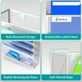 thumbnail image 3 of INTIGE Hanging File Organizer Wall File Holder, Wall Organizer for Papers, Folders, Magazines, Office Organization, 3 of 6