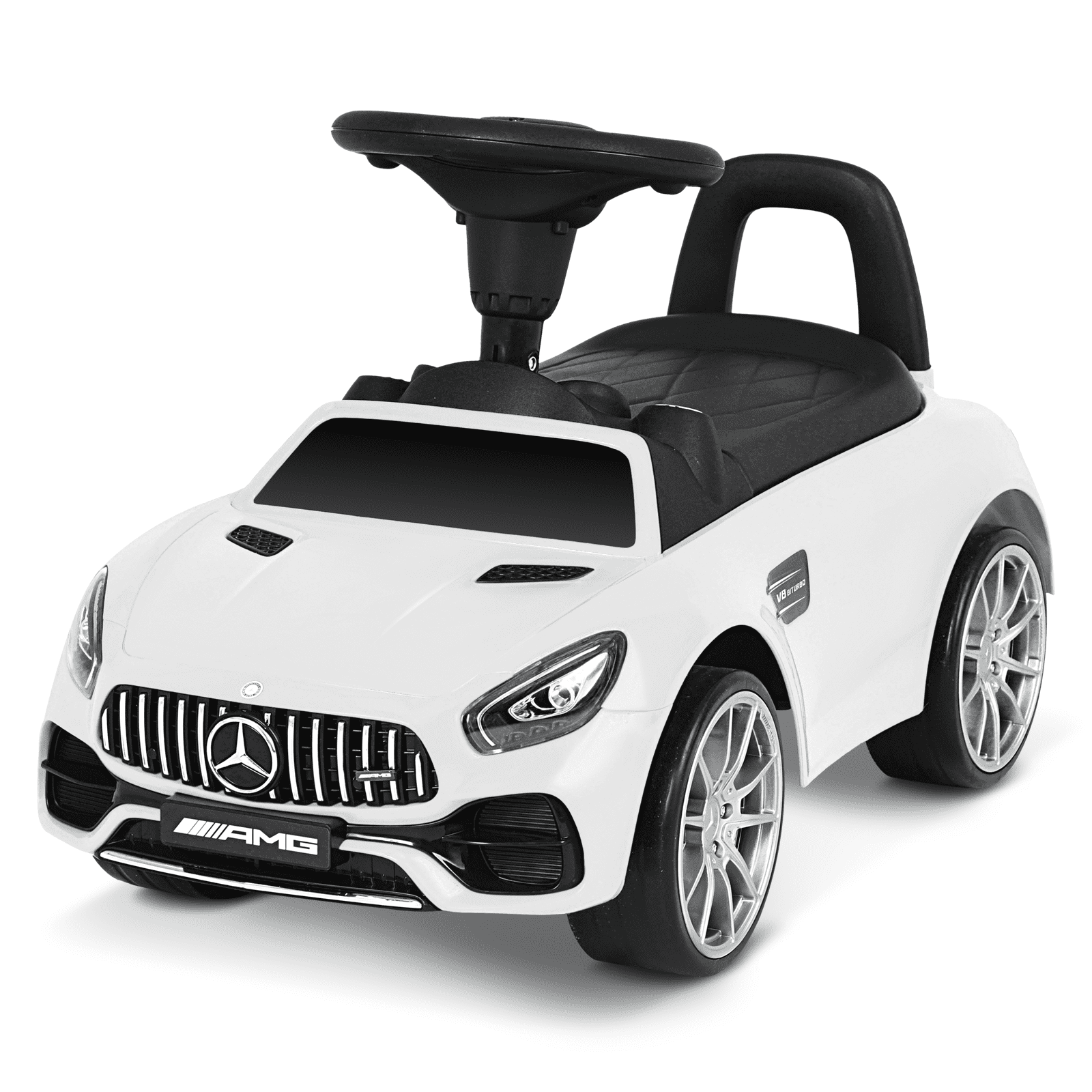Kids Ride on Push Car, Benz Sliding Car,Under Seat Storage, Music