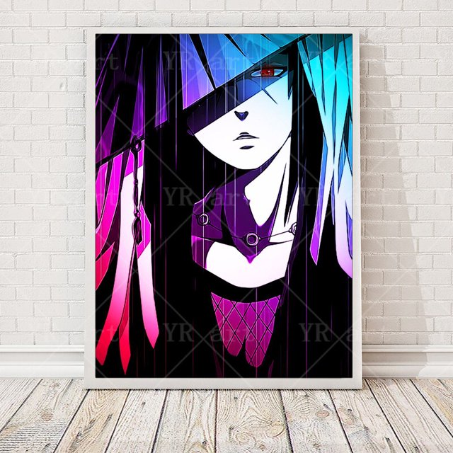 Naruto Pictures Anime Poster Canvas Painting Kid Room Decoration Mural Wall Art Prints For Modern Living Room Home Decor Cuadros50X75cm Unframed Gao Jinjia LED