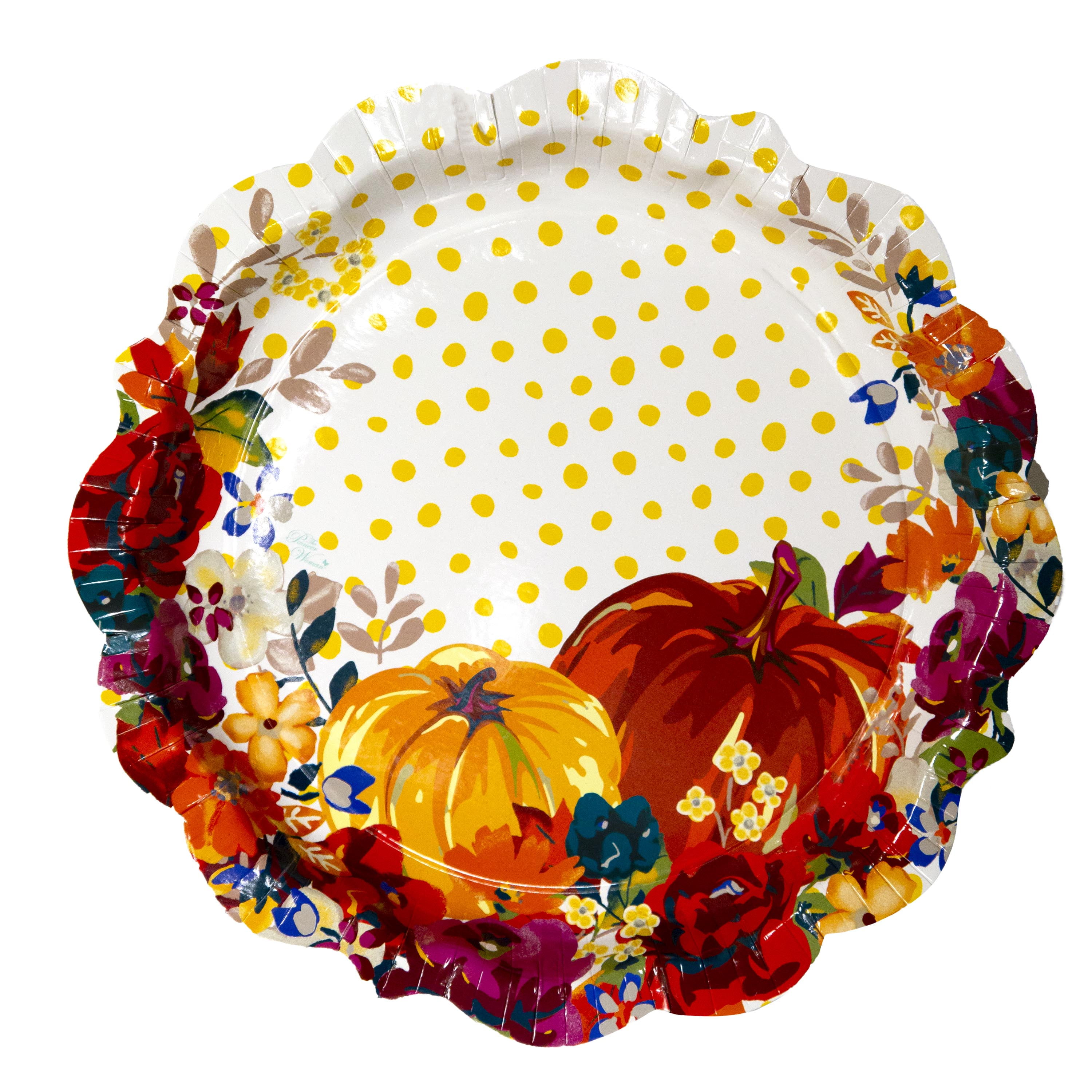 autumn paper plates