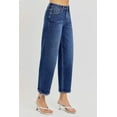 thumbnail image 4 of Risen Jeans - High Rise Cropped Boyfriend Jeans with Versatile Cuffed Hem (26.5" Inseam) - RDP5976, 4 of 8