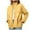 Yellow, variant on YOIAVAIOY Women's Casual Jackets Button Down Puffer Jacket Fashion Cropped Coat Lounge Athletic Outerwear with Pockets Black M