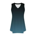thumbnail image 6 of XIAfhje Womens Tank Tops Summer Tops 2024 Loose Sleeveless Tops V Neck Tank Tops Solid Color Casual Flowy Tank Tops Tunic Tops Tee Shirts, 6 of 6