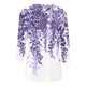 thumbnail image 4 of Camisas de manga 3/4 para mujer SCZ Camisetas gráficas estampado lindo Blusas Casual Tallas grandes Jersey morado claro 5XL, 4 of 5