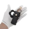 thumbnail image 5 of Unique Bargains 1 Pc Handbag Charms Keychains Durable Flower Mirror Bag Accessories Black, 5 of 6