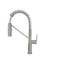 thumbnail image 2 of Stylish Tivoli One-Handle Brushed Stainless Steel Pull Down Kitchen Faucet Height 16¾" K-149S, 2 of 14