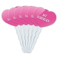 thumbnail image 1 of Siberian Heart Love Cupcake Picks Toppers - Set of 6, 1 of 1