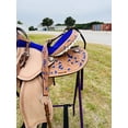 thumbnail image 4 of Resistance Western Horse Barrel Saddle Leather With Free Tack set, 4 of 6