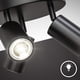 thumbnail image 4 of Lámpara de techo LED de 3 luces, diseño giratorio, bombillas excluidas, 4 of 5