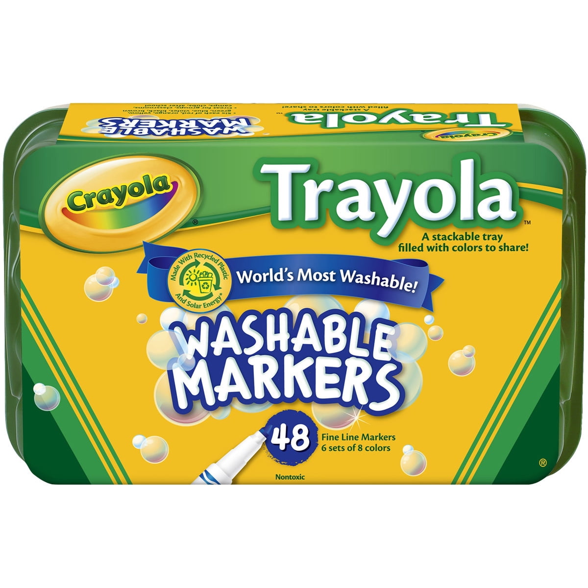 Crayola Trayola Fine Line Washable Markers-48 Count