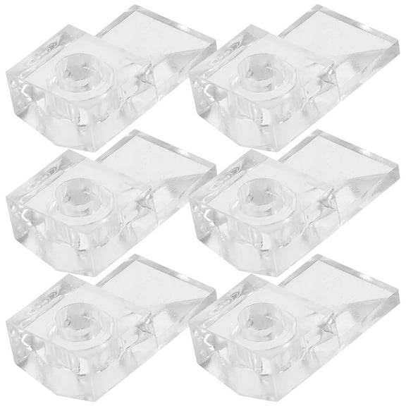 20 Sets Mirror Clips Wall Hanging Kit Mirror Hangers Mirror Clips for Frameless Mirror