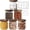 White, variant on 20 OZ Glass Storage Jars with 132 Pantry Labels Preprinted - 6 count Thicken Glass Storage Containers with Airtight Lid - Clear Kitchen Canister for , , Coffee, Sugar, Cookie, Candy