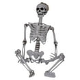 thumbnail image 2 of AKEGAMN Halloween Skeleton Life Size Full Body Posable Joints Human Skeletons Creepy Halloween Skeleton Decor For Halloween Party House Supplies 【Adjustable Joints Design】: Adjustable bones for chin, 2 of 7