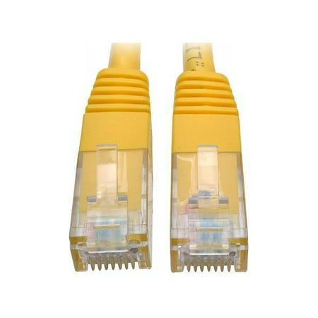 UPC: 0037332201904 | Tripp Lite 7ft Cat6 Gigabit Molded Patch Cable RJ45 M/M 550MHz 24AWG Yellow