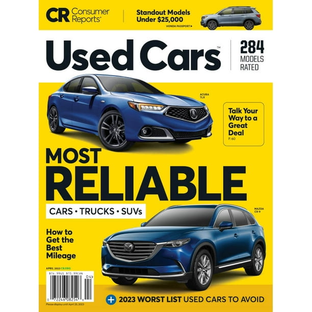 Consumer Reports Used Cars Magazine April 2023(PaperbackNewAdult