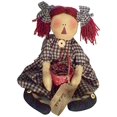 thumbnail image 1 of Craft Outlet Fabric Raggedy Ann Hold Basket Doll, 16 pulgadas Craft Outlet 40206, 1 of 2
