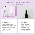 thumbnail image 6 of Saviland 2Pcs Super Strength Nail Glue Gel - 15ML 4-In-1 Long Lasting Clear Nail Glue for Fake Nails ,Professional Fake Nail Adhesive Glue, 6 of 9
