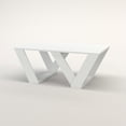 thumbnail image 6 of Ada Home Décor Modern Wooden Rectangle Coffee Table, White, 6 of 7