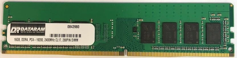 DATARAM 16GB DDR4 PC4-2400 DIMM Memory RAM Compatible with ASROCK X399 Taichi DATARAM 16GB DDR4 PC4-2400 DIMM Memory RAM Compatible with ASROCK X399 Taichi