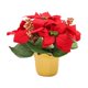 thumbnail image 1 of Poinsettias Artificial Potted Poinsettias Artificial Red Christmas Pots Flowers Easter False Bonsai Arrangements Easter Christmas For Home Office, 1 of 5