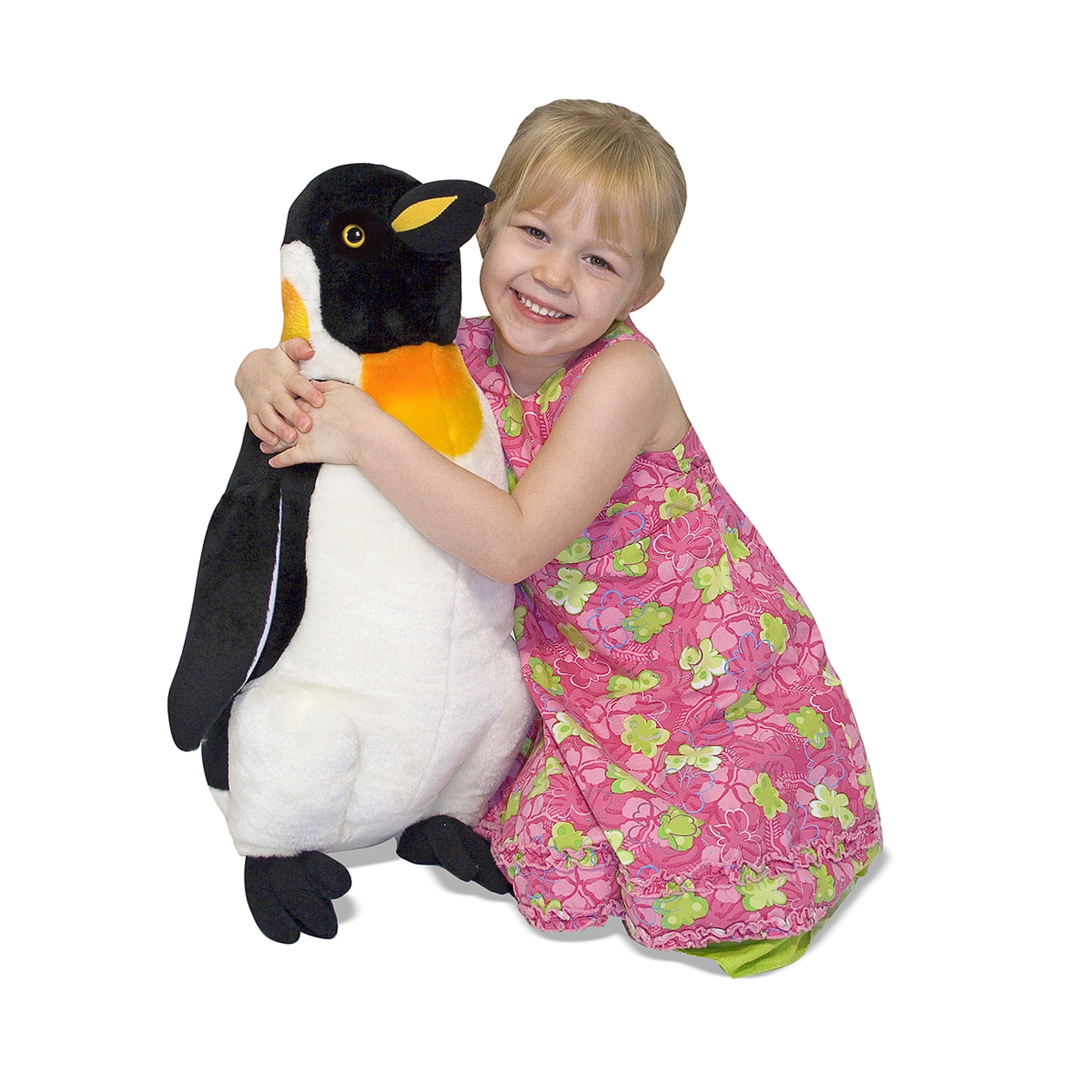 Baby Shower 10" Tall Penguin Plush It's A Girl 