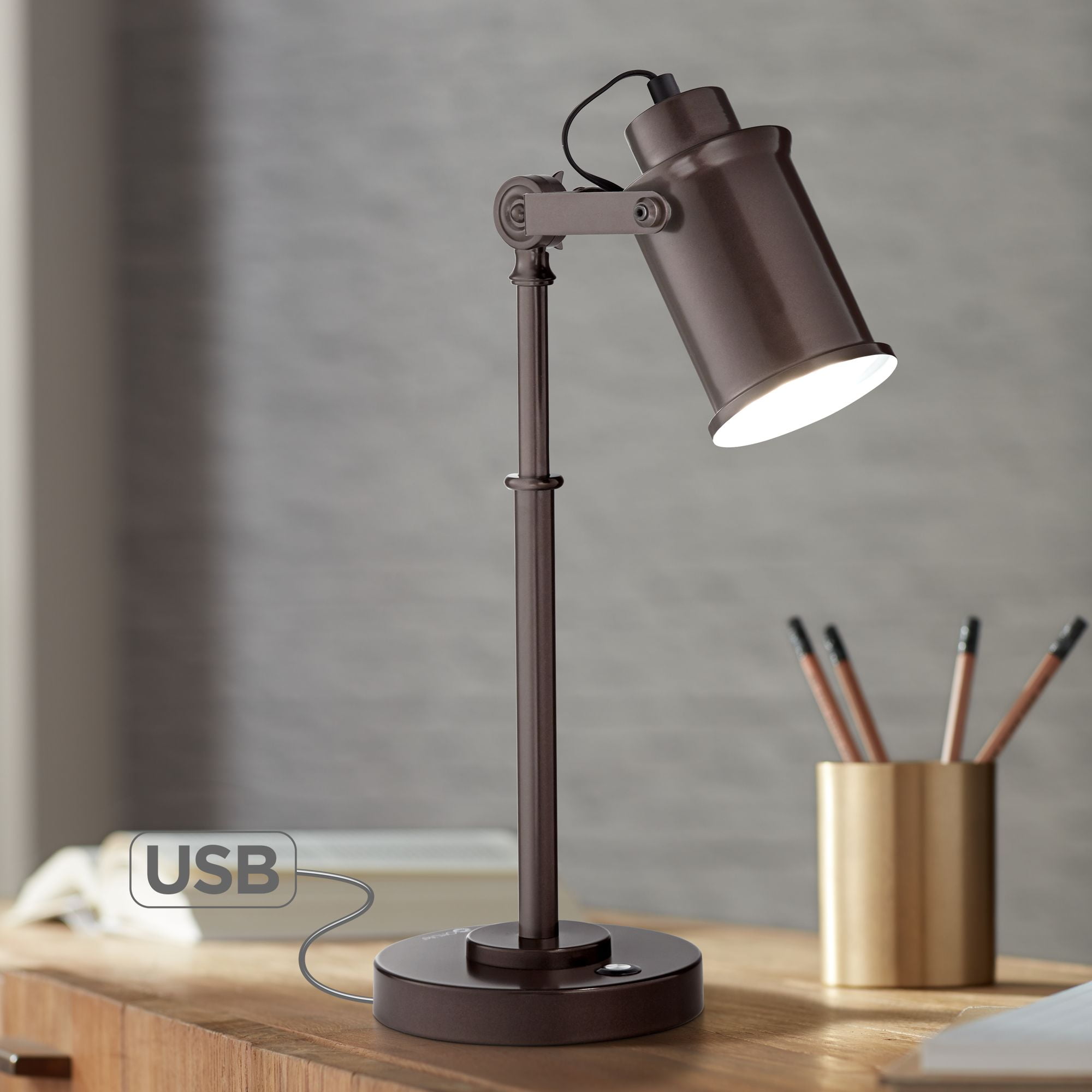 OttLite Restore LED Desk Lamp with USB Port by OttLite