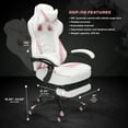 thumbnail image 3 of RESPAWN Ergonomic & Lumbar Support Swivel Gaming Chair, Pink, 3 of 13