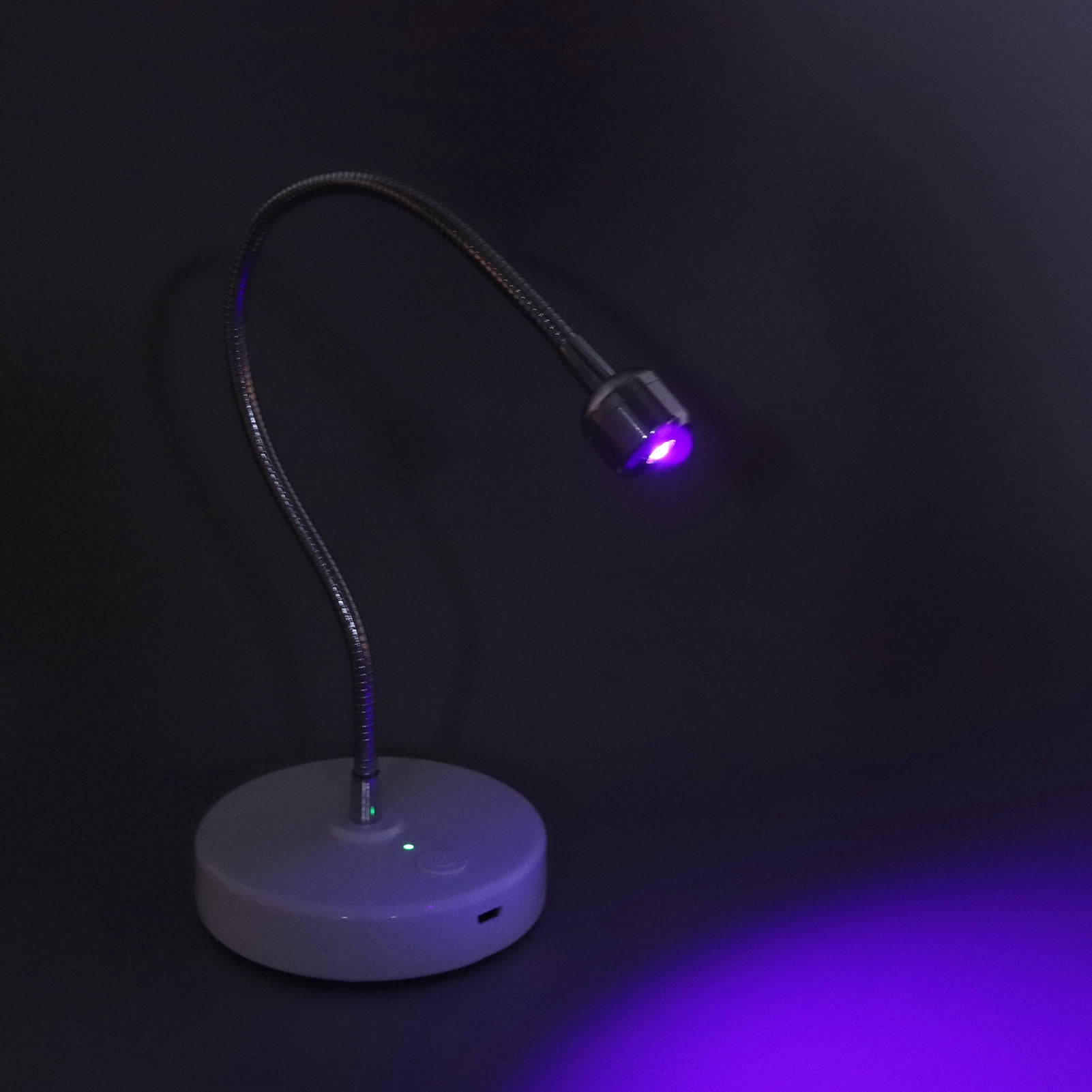 3W LED UV Nail Lamp Gel Polish Drying Lamp USB Gooseneck Light Rotatable Nail Dryer Quick Dry Nail Polish Curing Lamp for Salon Home DIY