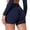 Dark Blue, variant on Women Seamless Scrunch Lifting Workout Shorts Gym Yoga Booty Shorts 36 45 6 Inch