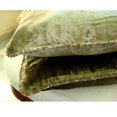 thumbnail image 3 of Euro Sham Cover, Olive Green European Pillow Covers 26x26 inch (65x65 cm), Velvet Euro Shams, Solid Color, Contemporary Euro Size Pillow Shams - Olive Shimmer, 3 of 4