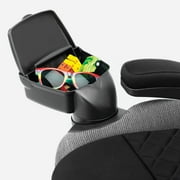 Chicco KidFit Zip Air Plus 2-in-1 Belt Positioning Booster Car Seat - Q Collection (Black/Grey), New