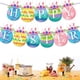thumbnail image 3 of FELTECHELECTR 1 pancarta de huevo de Pascua adorable, pancarta decorativa de papel premium con forma de conejito de Pascua., 3 of 6