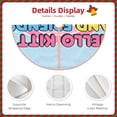 thumbnail image 6 of Lsque Sanrio Print Christmas Tree Skirt with Ties and Velcro,Xmas Holiday Decorations, Adjustable Tree Skirt-48", 6 of 6