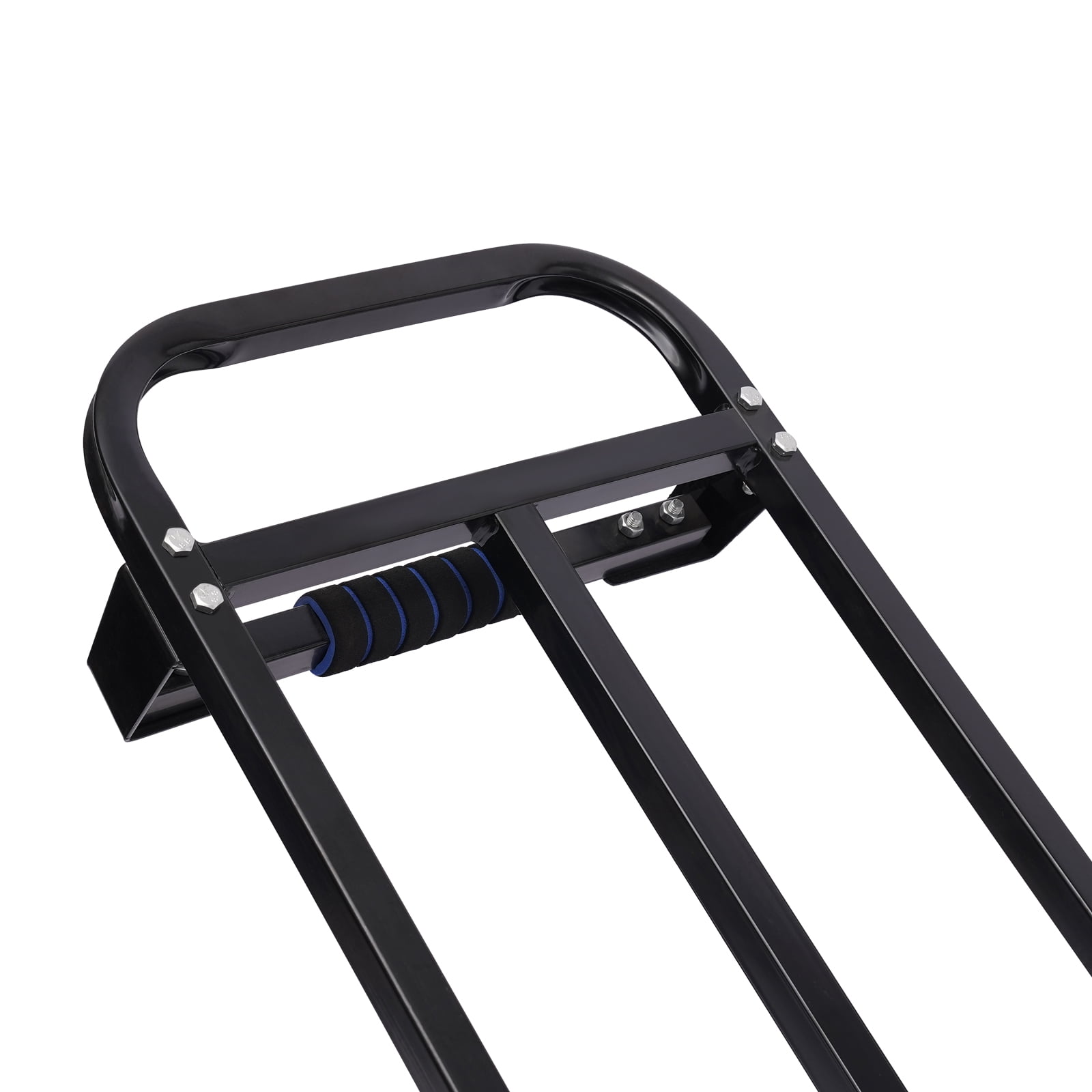 Hand Truck Dolly – Stair Climbing Cart, Stair Climber Cart 460 Lb Capacity All Terrain Stair Dolly Heavy Duty with Telescoping Handle and 6+2 Wheels (Black) Hand Truck Climbing Rope