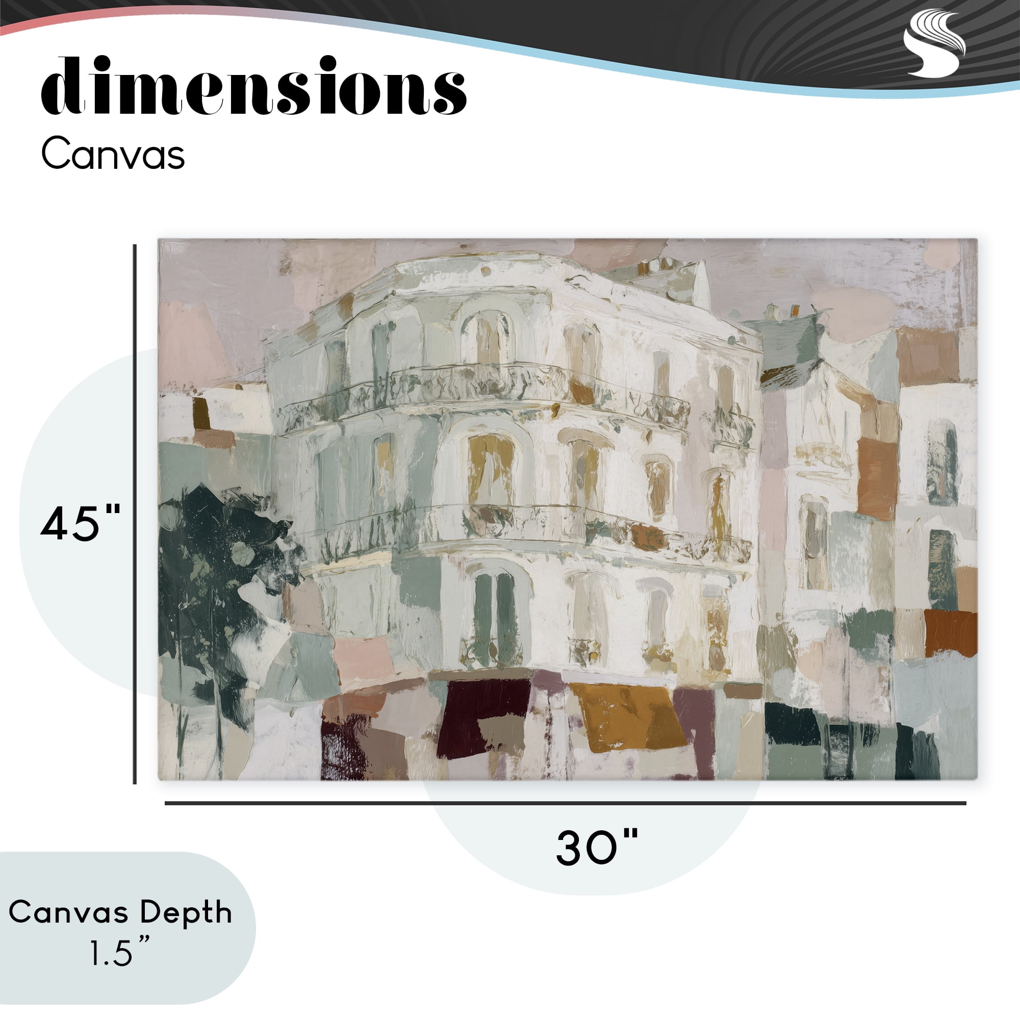 Stupell Industries Barcelona Street Corner Canvas Wall Art, design by Chromatic Storm Studio