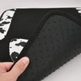 thumbnail image 2 of CAR GRAND Waterproof Faux Leather Carpet Car Floor Mats Universal Fit Anti-Slip Nibbs PVC Back Driver Heel Pad SUV, VAN Sedan Truck Set of 4 Pieses Cow Print, 2 of 6