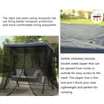 thumbnail image 2 of Moustiquaire pour Patio Porche Balançoire Filet Extérieur Z Mesh avec Écran D1P2, 2 of 8