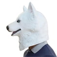 thumbnail image 4 of Halloween Mask, Husky Dog Latex Animal Head Mask Novelty Costume Rubber Masks, Halloween carnival party tricky funny cos mask dog pet dog latex mask (, 4 of 5